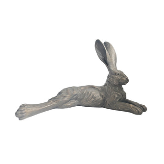 Country Hare Resting - Grey