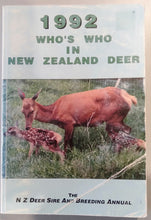 1992 Who's Who in NZ Deer - Deer Breeding Annual