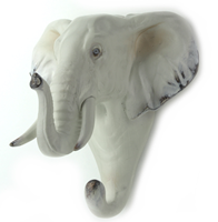 Elephant Animal Hook - Cream