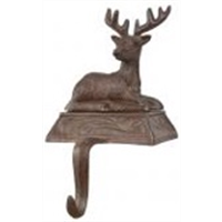 Cast Iron Stocking Hanger - Deer