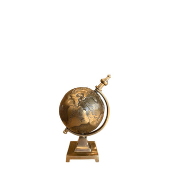 Gold Embossed Globe