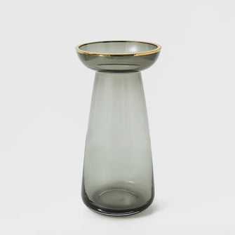 Nouvel Gold Top Glass Vase - Large