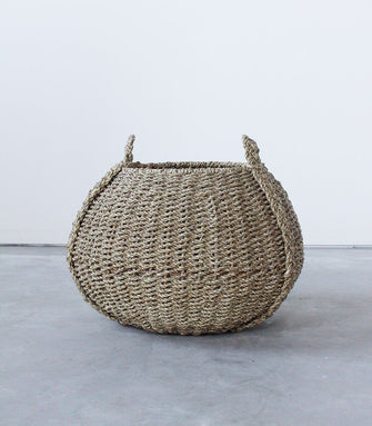Round Belly Basket - Natural