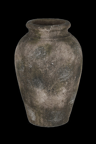 Rustic Concrete Look Urn Vase