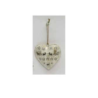 Vintage Tin Tree Hanger - Heart