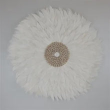 Feather Circle - White (65cm )