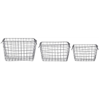 Wire Basket Rectangle Set/3 - Large