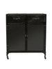 Bank Iron Two Drawer Display Cabinet