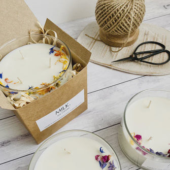 Boho Candle Bowl  - Blackberry Vanilla