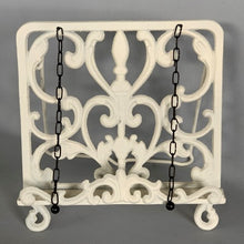 Cast Iron White Recipe Book Holder