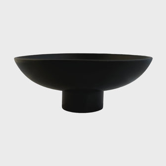 Letti Pedestal Bowl - Black