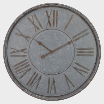 Rustic Iron Wall Clock