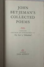 John Betjeman's Collected Poems  - Compiled and With An Introduction By The Earl Of Birkenhead