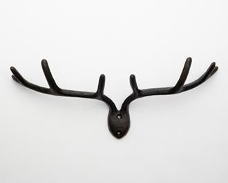 Cast Iron Antler Hook