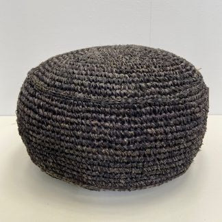 Seagrass Pouf - Black